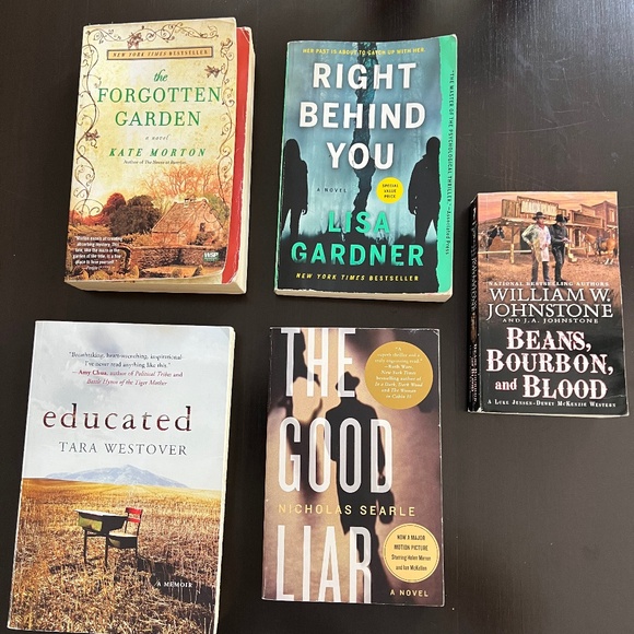 5 Fiction Books - All for $16 - Picture 1 of 6